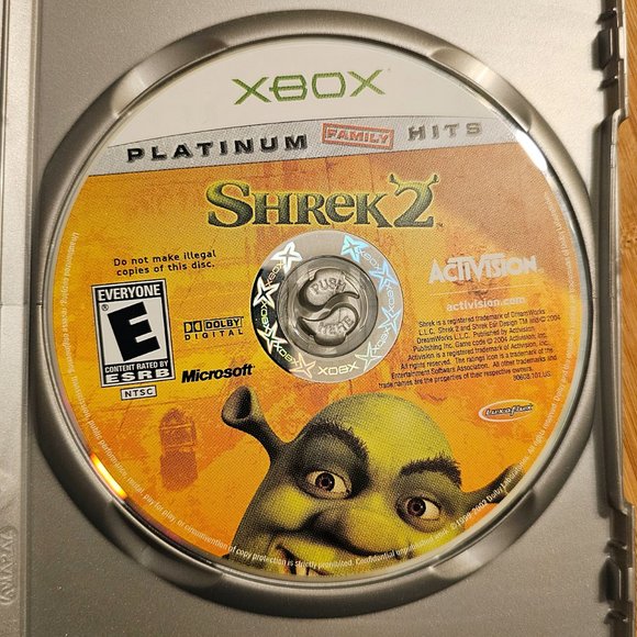 Original X-Box Shrek 2 Platinum Hits Edition, EUC - Picture 3 of 5